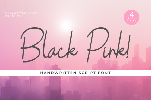 Black Pink Font: Elevate Editorial Design