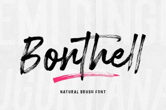 Bonthell: A Handwritten Font for Strong Branding