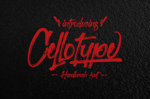 Cellotype: A Handwritten Font for Makers and Sellers