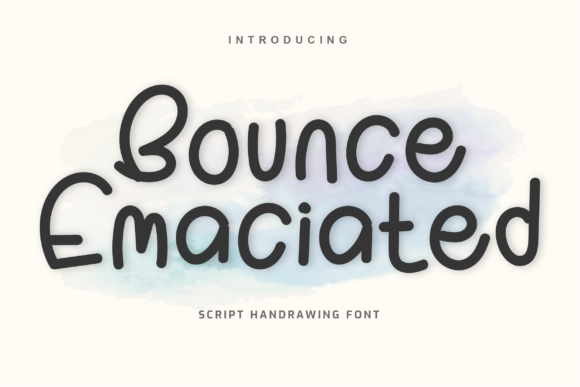 Designing with Bounce Emaciated: A Web Designer's Font Guide