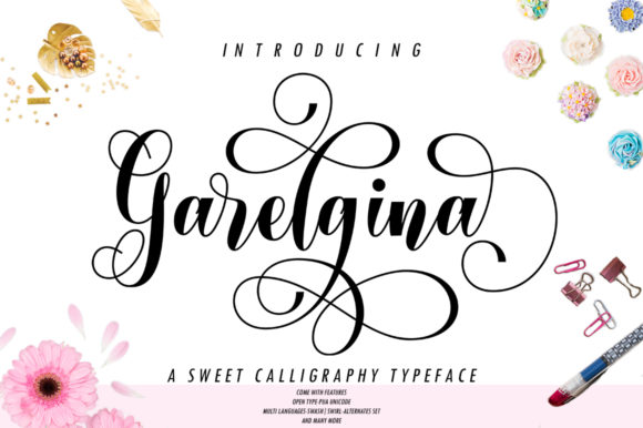 Garelgina: The Script Font That Elevates Campaign Visuals
