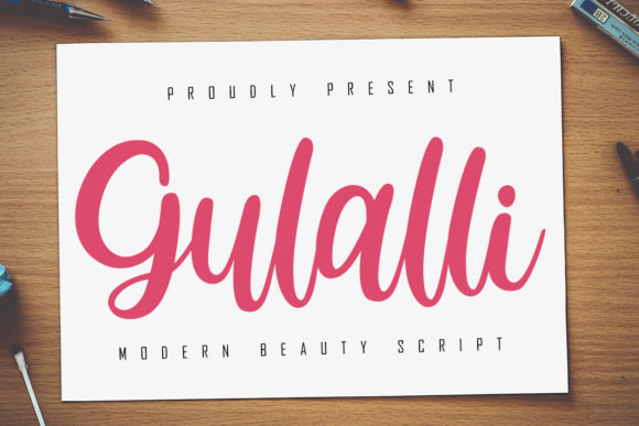 Gulalli Font: Authentic Handwritten Charm for Branding