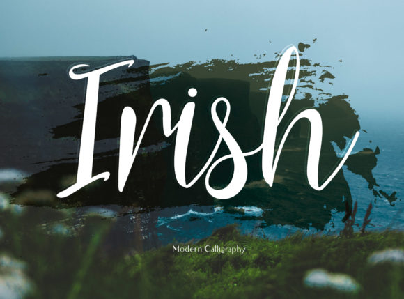 Irish: A Handwritten Typeface for Editorial Design