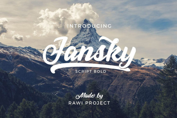 Jansky: The Urban Handwritten Font for Crafters