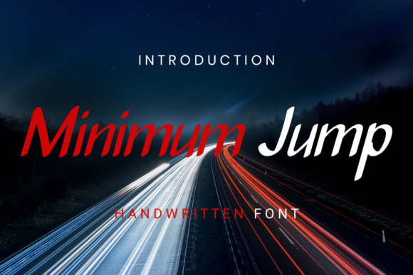 Minimum Jump: A Handwritten Typeface for Calm Editorial Design