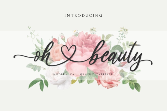 Oh Beauty: An Elegant Handwritten Font for Editorial Design
