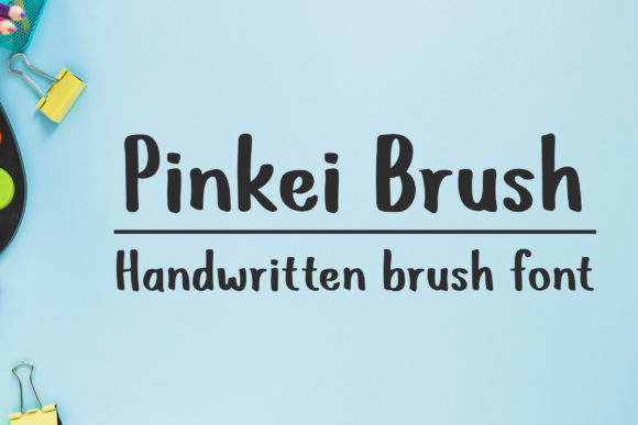 Pinkei Brush Font for Small Business Branding