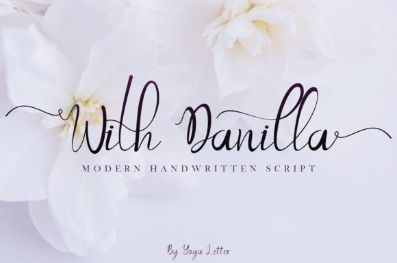 With Danilla Font for Handmade Makers
